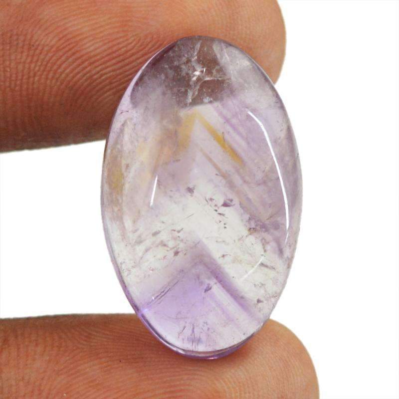 gemsmore:Amazing Bi-Color Amethyst Natural Oval Shape Loose Gemstone gemsmore:Amazing Bi-Color Amethyst Natural Oval Shape Loose Gemstone