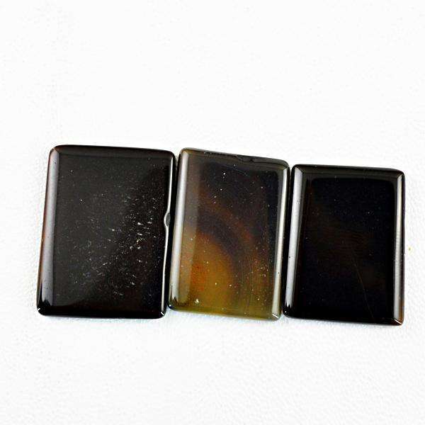 gemsmore:Amazing Natural Black Onyx Untreated Loose Gemstone Lot gemsmore:Amazing Natural Black Onyx Untreated Loose Gemstone Lot