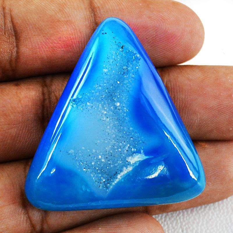 gemsmore:Amazing Natural Blue Druzy Onyx Gemstone gemsmore:Amazing Natural Blue Druzy Onyx Gemstone