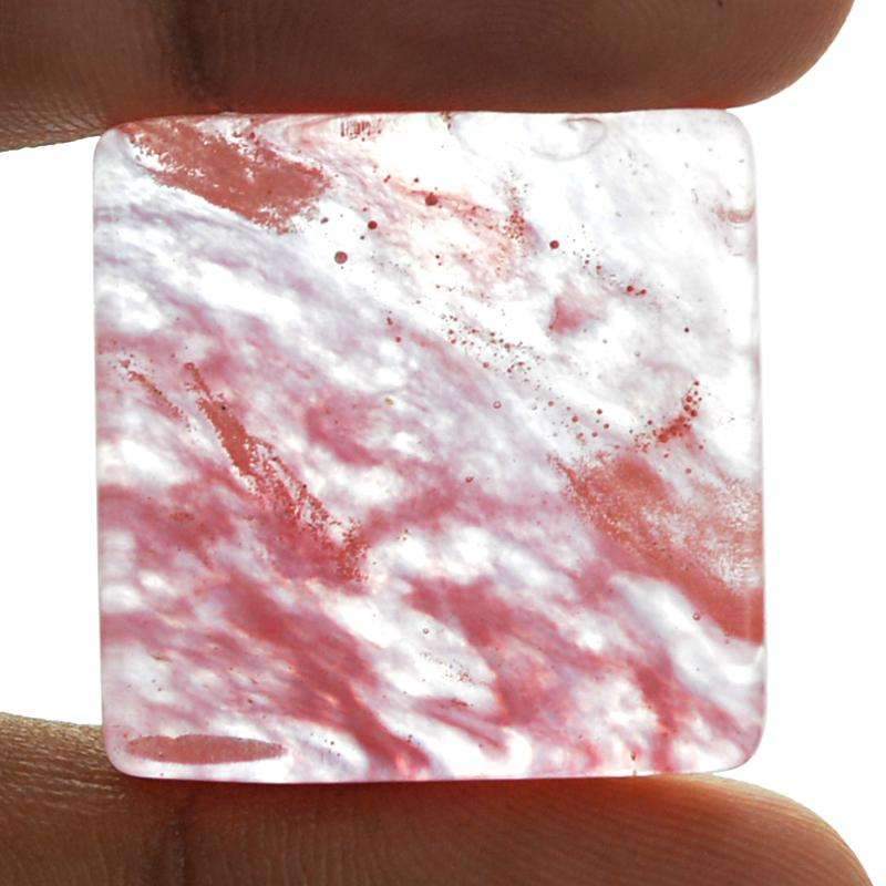 gemsmore:Amazing Natural Cherry Quartz Gemstone - Untreated Loose gemsmore:Amazing Natural Cherry Quartz Gemstone - Untreated Loose