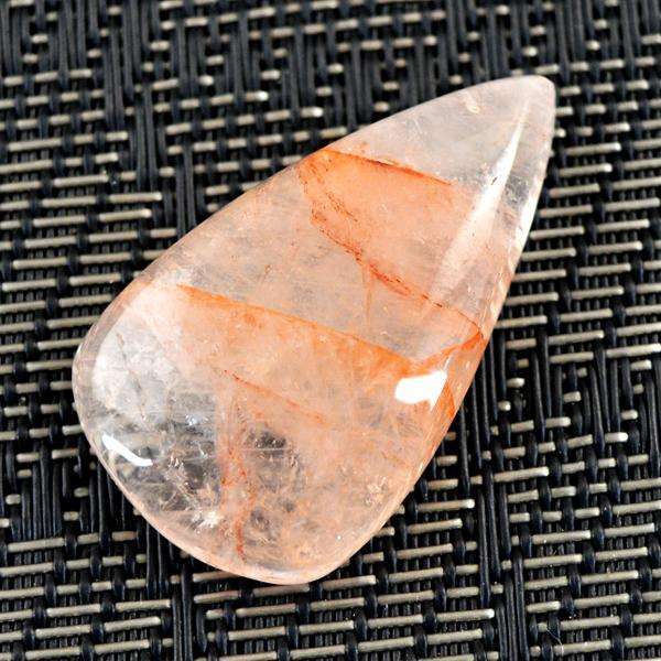 gemsmore:Amazing Natural Pear Shape Cherry Quartz Untreated Loose Gemstone gemsmore:Amazing Natural Pear Shape Cherry Quartz Untreated Loose Gemstone