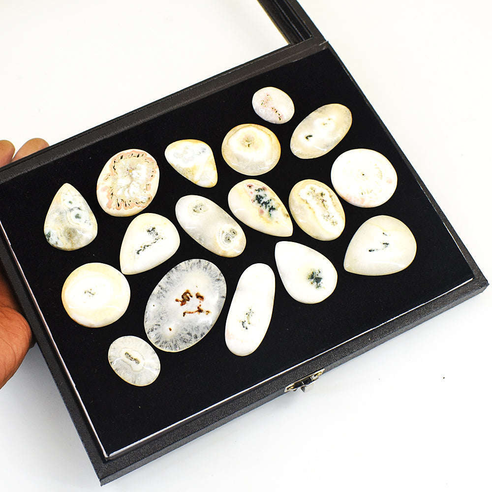 gemsmore:Amazing Solar Quartz Untreated Gemstone Cabochon Lot gemsmore:Amazing Solar Quartz Untreated Gemstone Cabochon Lot