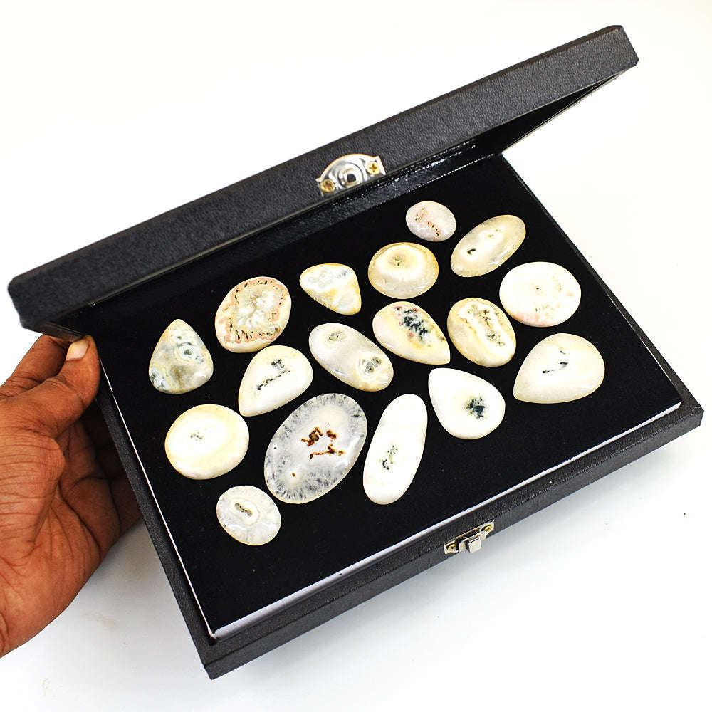 gemsmore:Amazing Solar Quartz Untreated Gemstone Cabochon Lot gemsmore:Amazing Solar Quartz Untreated Gemstone Cabochon Lot