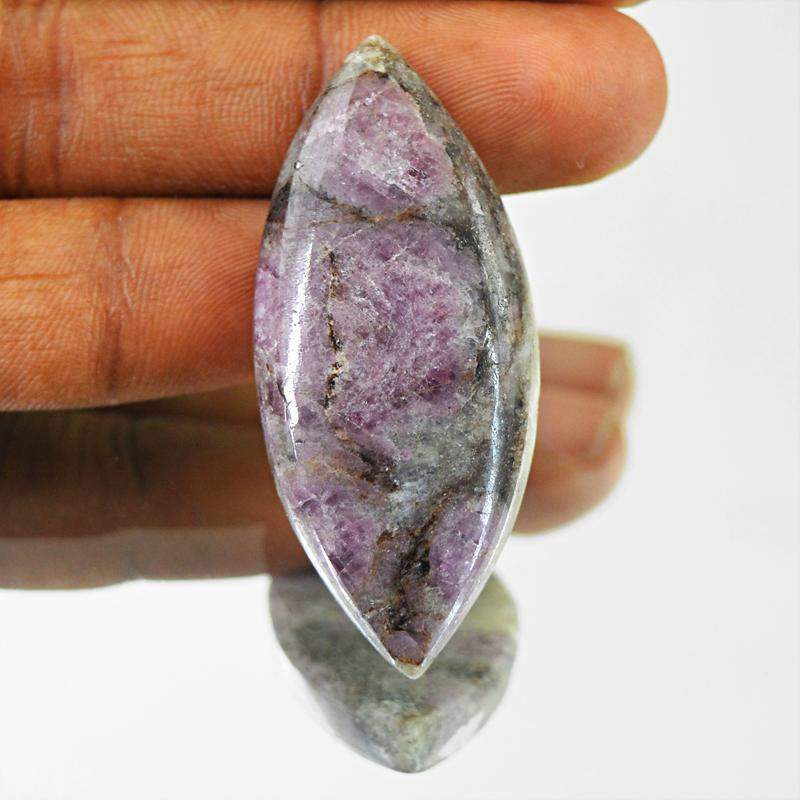 gemsmore:Amzing Black Ruby Ziosite Natural Loose Gemstone gemsmore:Amzing Black Ruby Ziosite Natural Loose Gemstone