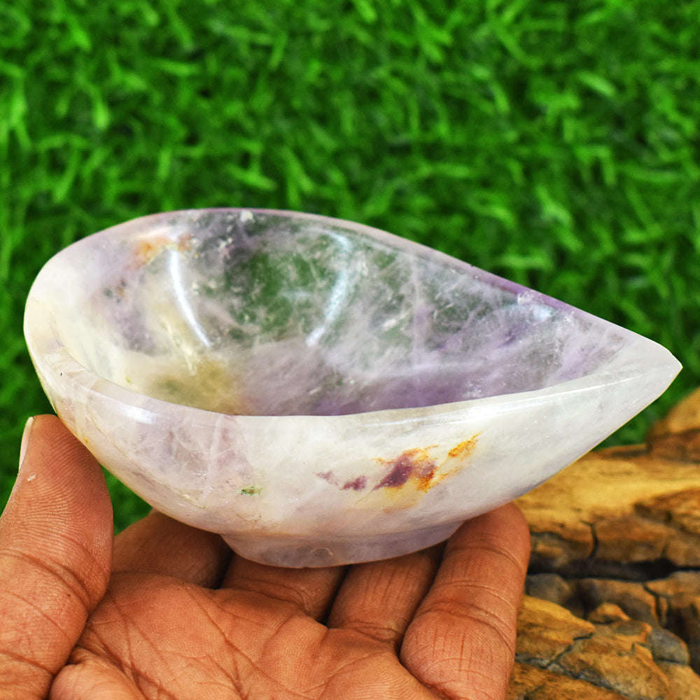 gemsmore:Artisian Ametrine Hand Carved Genuine Crystal Gemstone Carving Healing Oil Lamp gemsmore:Artisian Ametrine Hand Carved Genuine Crystal Gemstone Carving Healing Oil Lamp