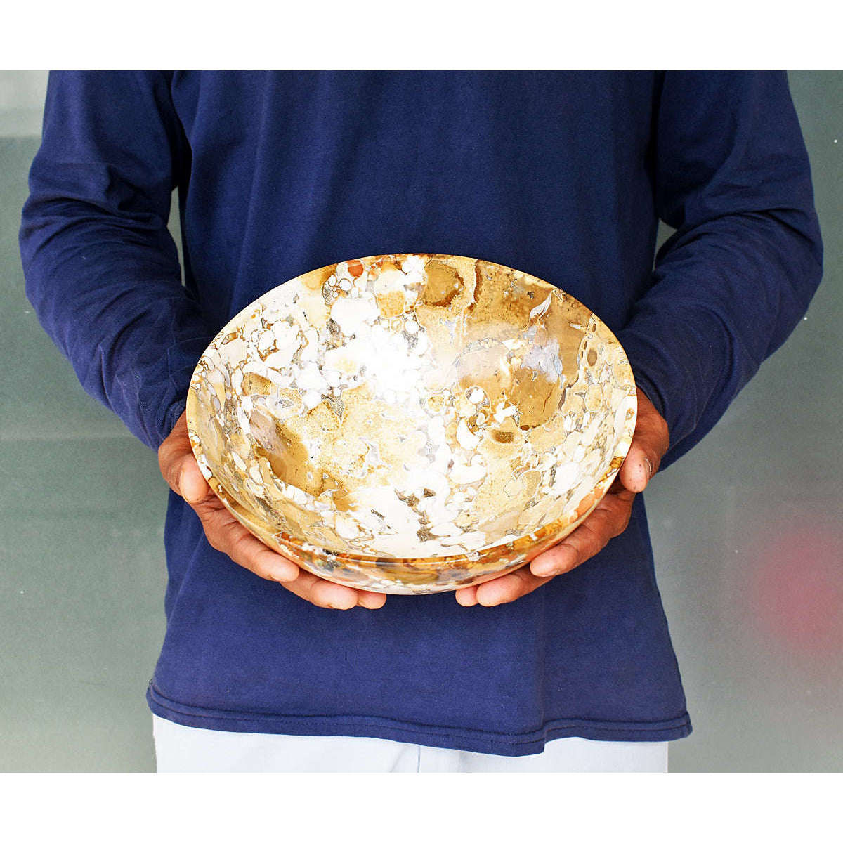 gemsmore:Artisian Cobra Jasper Hand Carved Genuine Crystal Gemstone Carving Bowl gemsmore:Artisian Cobra Jasper Hand Carved Genuine Crystal Gemstone Carving Bowl