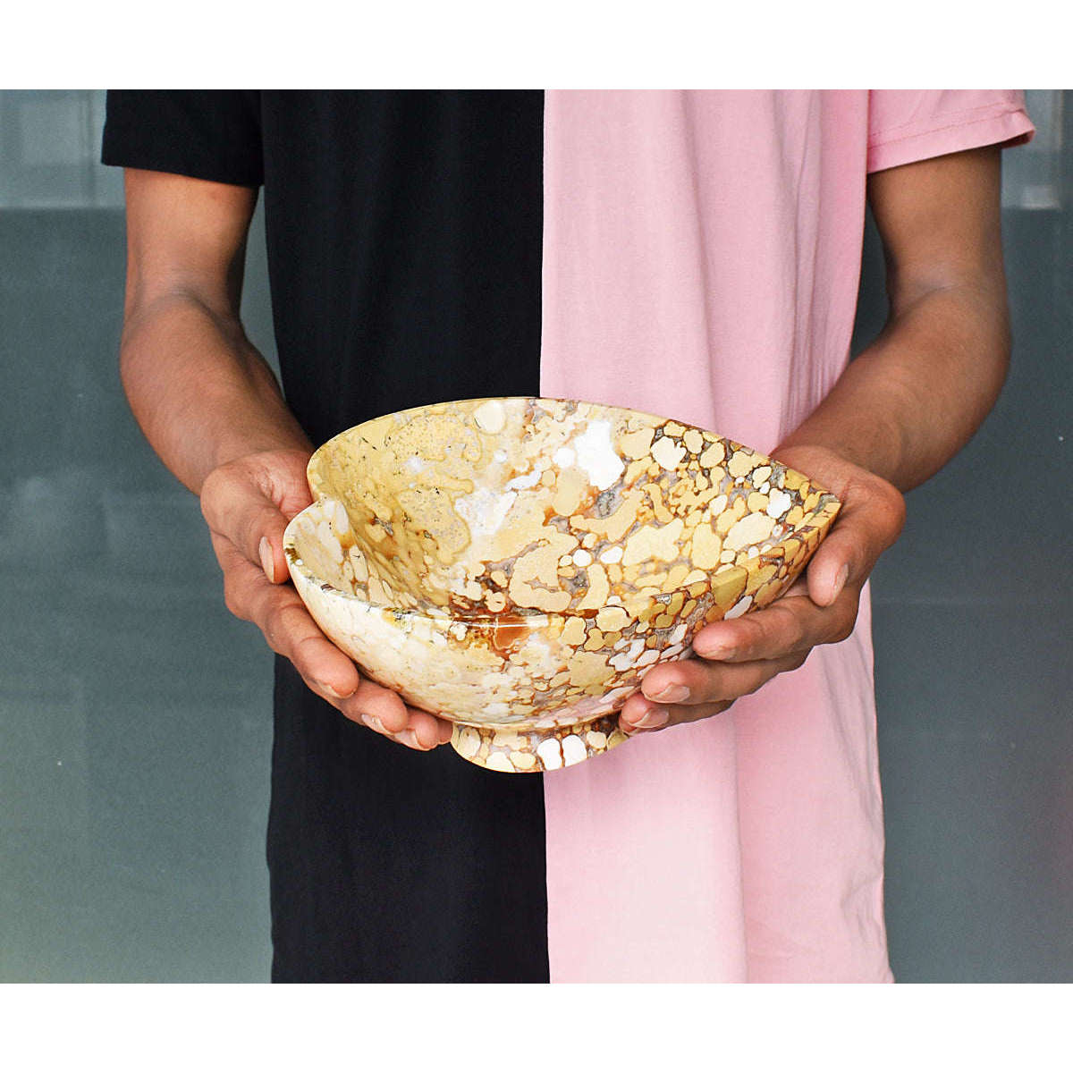 gemsmore:Beautiful Cobra Jasper Hand Carved Genuine Crystal Gemstone Carving Bowl gemsmore:Beautiful Cobra Jasper Hand Carved Genuine Crystal Gemstone Carving Bowl