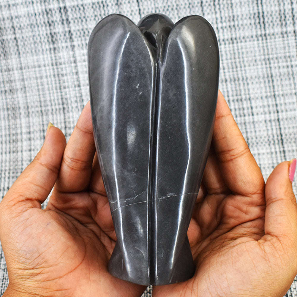 gemsmore:Craftsmen Spinel Hand Carved Genuine Crystal Gemstone Carving Angel gemsmore:Craftsmen Spinel Hand Carved Genuine Crystal Gemstone Carving Angel