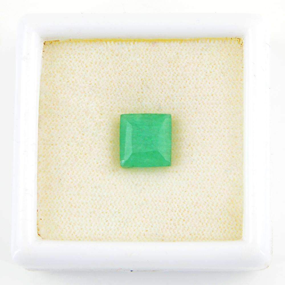 gemsmore:Earth Mined Green Emerald Faceted Gemstone gemsmore:Earth Mined Green Emerald Faceted Gemstone