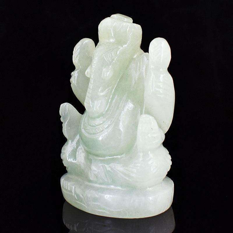 gemsmore:Exclusive Aventurine Hand Carved Genuine Crystal Gemstone Carving Lord Ganesha gemsmore:Exclusive Aventurine Hand Carved Genuine Crystal Gemstone Carving Lord Ganesha