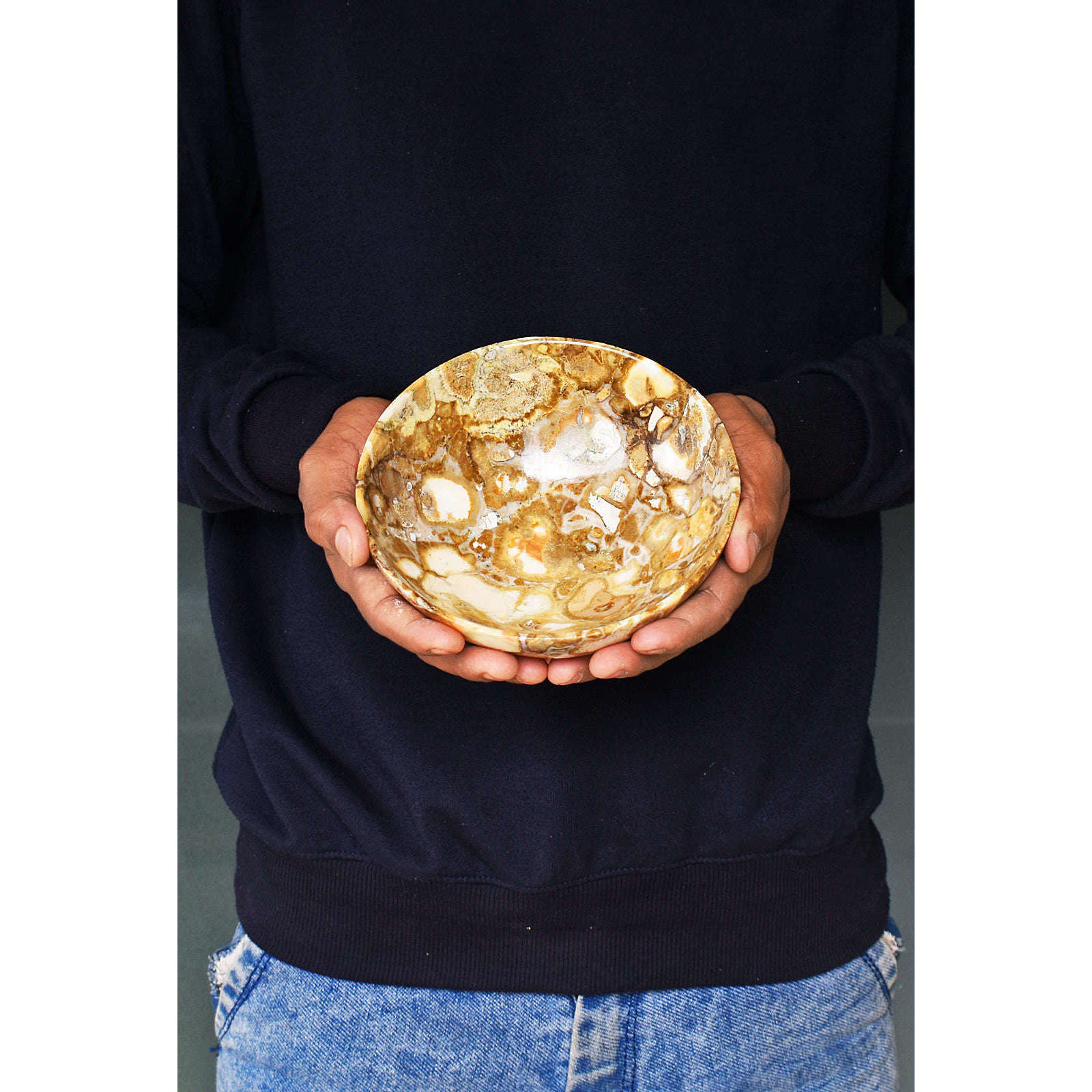 gemsmore:Exclusive Cobra Jasper Hand Carved Genuine Crystal Gemstone Carving Bowl gemsmore:Exclusive Cobra Jasper Hand Carved Genuine Crystal Gemstone Carving Bowl