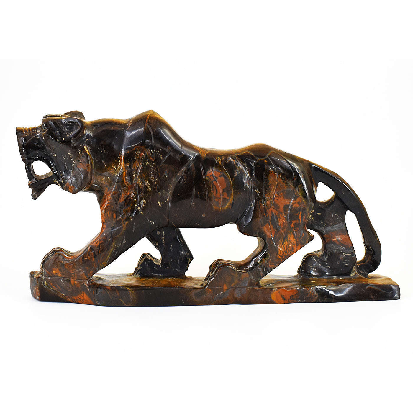 gemsmore:Exclusive Golden Tiger Eye Hand Carved Lion gemsmore:Exclusive Golden Tiger Eye Hand Carved Lion