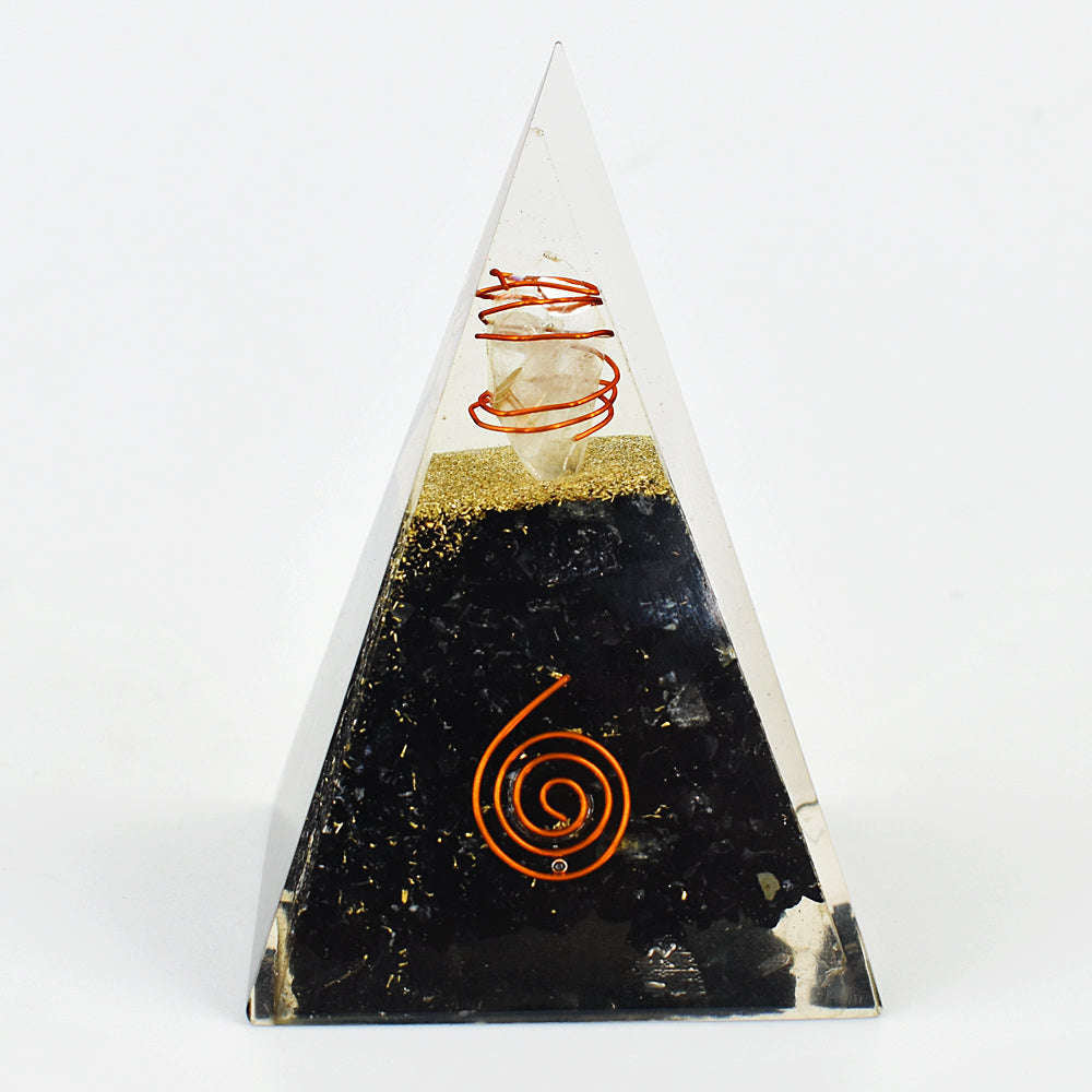 gemsmore:Exclusive Spinel Orgone Carved Healing Pyramid gemsmore:Exclusive Spinel Orgone Carved Healing Pyramid