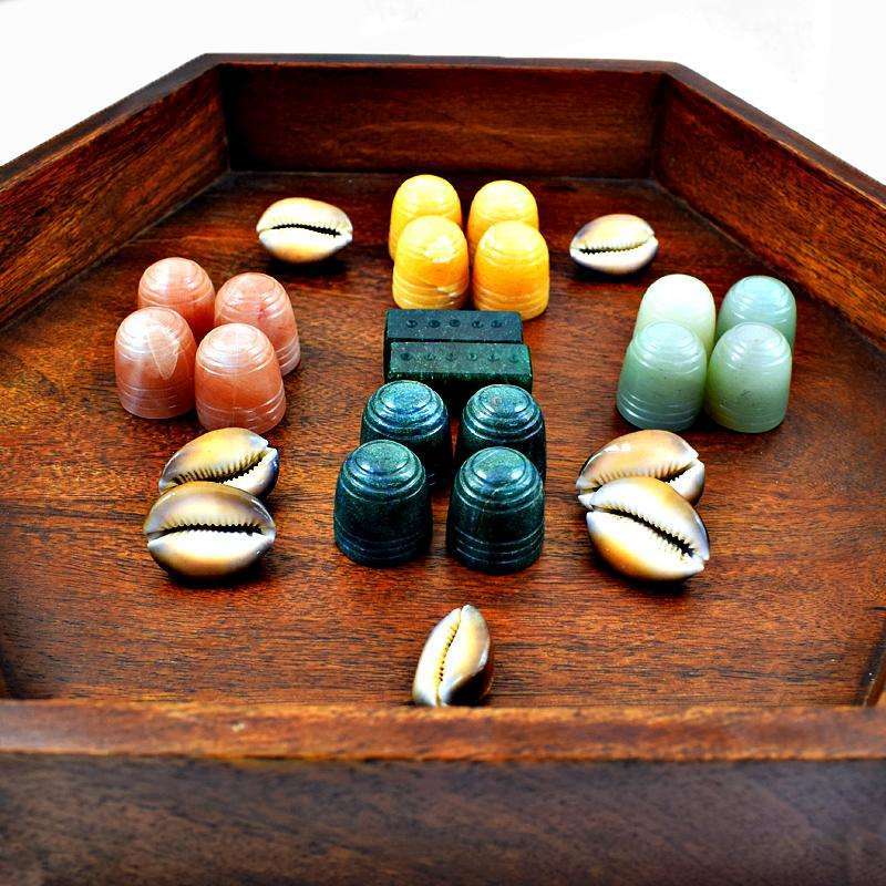 gemsmore:Exclusive Gemstone Carved Chopad Set gemsmore:Exclusive Gemstone Carved Chopad Set