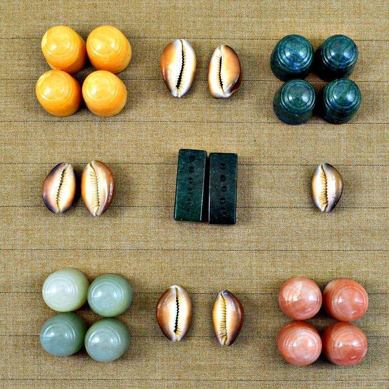 gemsmore:Exclusive Gemstone Carved Chopad Set gemsmore:Exclusive Gemstone Carved Chopad Set