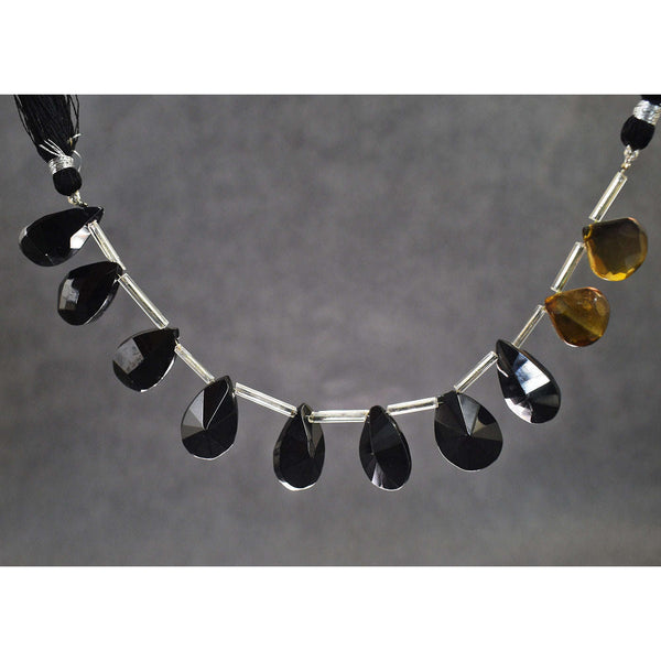 gemsmore:Genuine 145 Carats Spinel Faceted Beads Strand Of 07 Inches