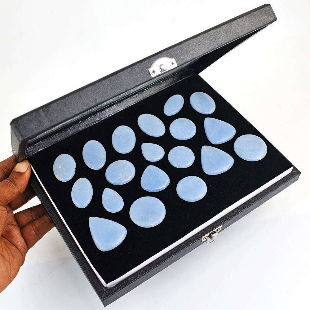 gemsmore:Genuine Angelite Gemstone Lot gemsmore:Genuine Angelite Gemstone Lot