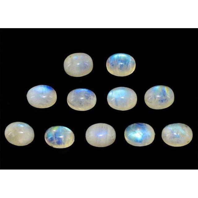 gemsmore:Genuine Blue Color Flash Moonstone Gemstone Lot gemsmore:Genuine Blue Color Flash Moonstone Gemstone Lot