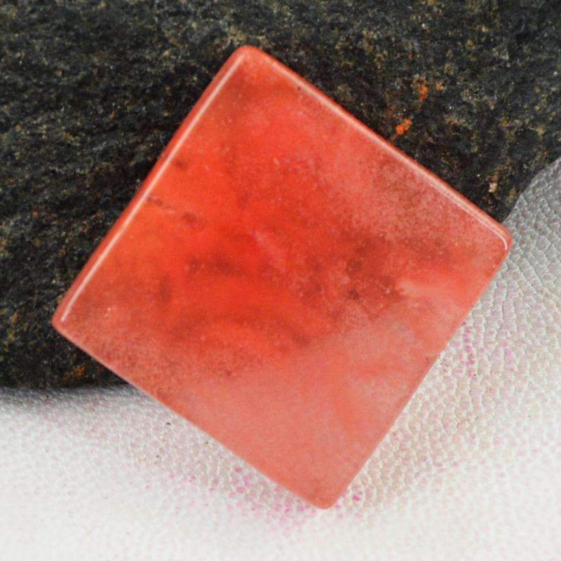 gemsmore:Genuine Cherry Quartz Gemstone Natural Untreated gemsmore:Genuine Cherry Quartz Gemstone Natural Untreated