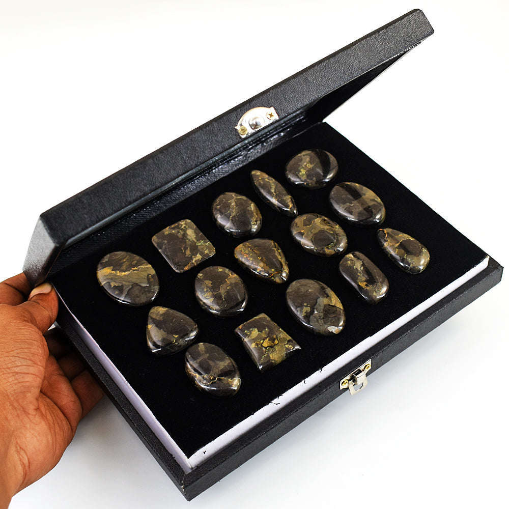 gemsmore:Genuine Conglomerate Jasper Untreated Gemstone Cabochon Lot gemsmore:Genuine Conglomerate Jasper Untreated Gemstone Cabochon Lot