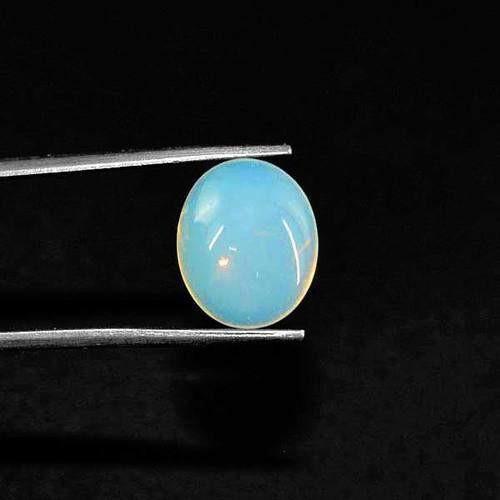 gemsmore:Genuine Ethopian Opal Oval Shaped Gemstone gemsmore:Genuine Ethopian Opal Oval Shaped Gemstone