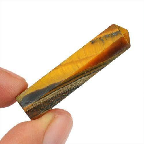 gemsmore:Genuine Golden Tiger Eye Healing Point gemsmore:Genuine Golden Tiger Eye Healing Point