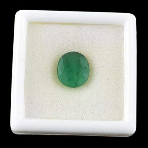 gemsmore:Genuine Green Emerald Faceted Gemstone gemsmore:Genuine Green Emerald Faceted Gemstone