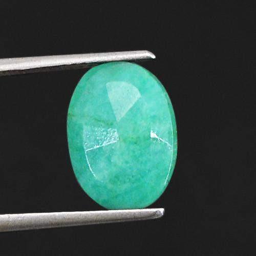 gemsmore:Genuine Green Emerald Faceted Gemstone gemsmore:Genuine Green Emerald Faceted Gemstone