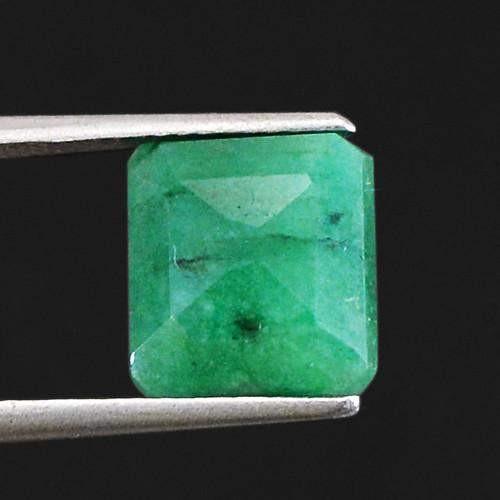gemsmore:Genuine Green Emerald Faceted Gemstone gemsmore:Genuine Green Emerald Faceted Gemstone