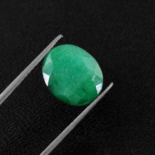 gemsmore:Genuine Green Emerald Faceted Gemstone gemsmore:Genuine Green Emerald Faceted Gemstone