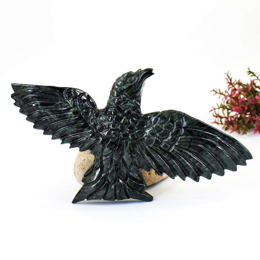 gemsmore:Genuine Kambaba Jasper Hand Carved Genuine Crystal Gemstone Carving Eagle gemsmore:Genuine Kambaba Jasper Hand Carved Genuine Crystal Gemstone Carving Eagle