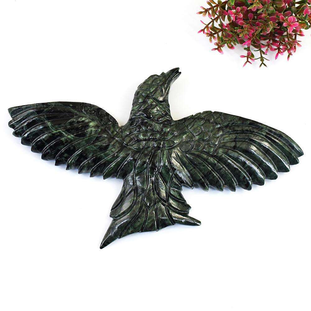 gemsmore:Genuine Kambaba Jasper Hand Carved Genuine Crystal Gemstone Carving Eagle gemsmore:Genuine Kambaba Jasper Hand Carved Genuine Crystal Gemstone Carving Eagle