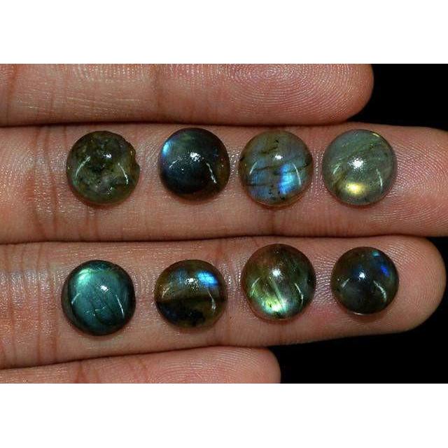 gemsmore:Genuine Labradorite Round Shape Gemstone Lot gemsmore:Genuine Labradorite Round Shape Gemstone Lot