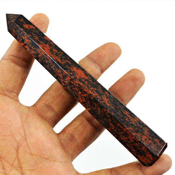 gemsmore:Genuine Mahogany Jasper Carved Reiki Healing Point gemsmore:Genuine Mahogany Jasper Carved Reiki Healing Point