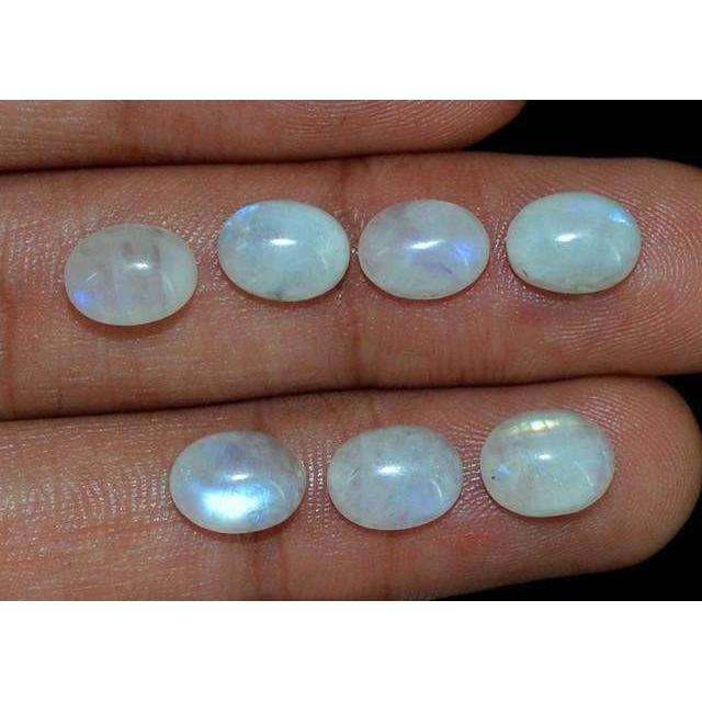 gemsmore:Genuine Moonstone Oval Shape Gemstone Lot gemsmore:Genuine Moonstone Oval Shape Gemstone Lot