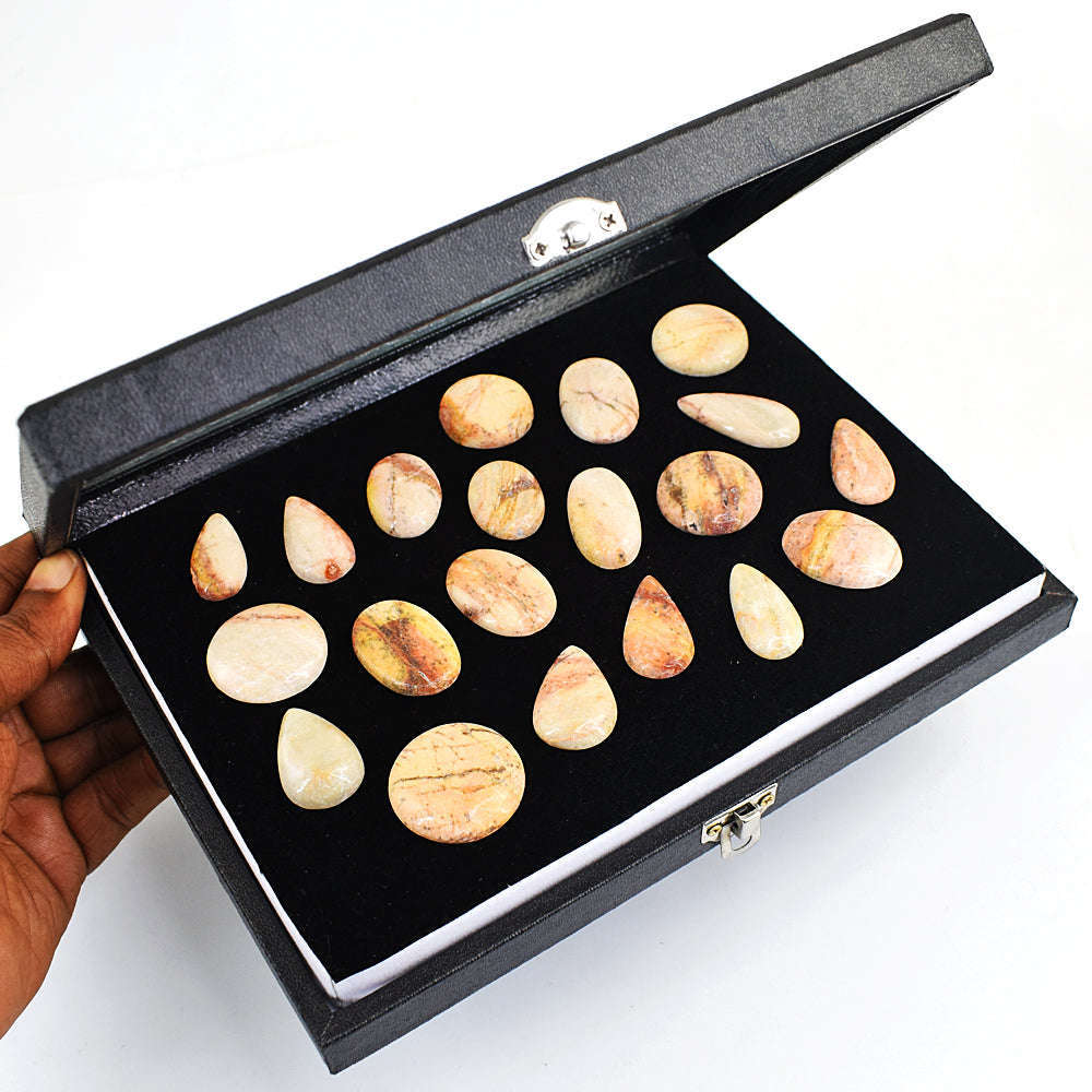 gemsmore:Genuine Mountain Agate Gemstone Lot gemsmore:Genuine Mountain Agate Gemstone Lot