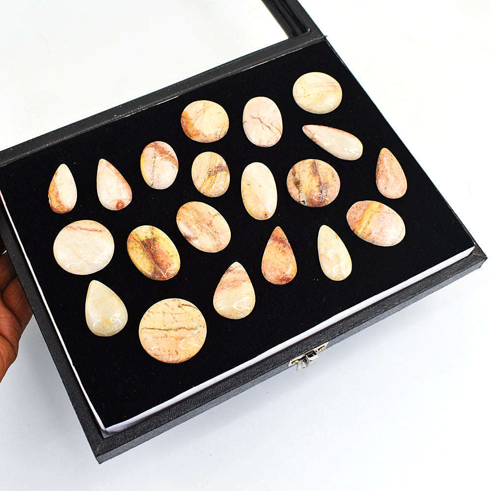 gemsmore:Genuine Mountain Agate Gemstone Lot gemsmore:Genuine Mountain Agate Gemstone Lot