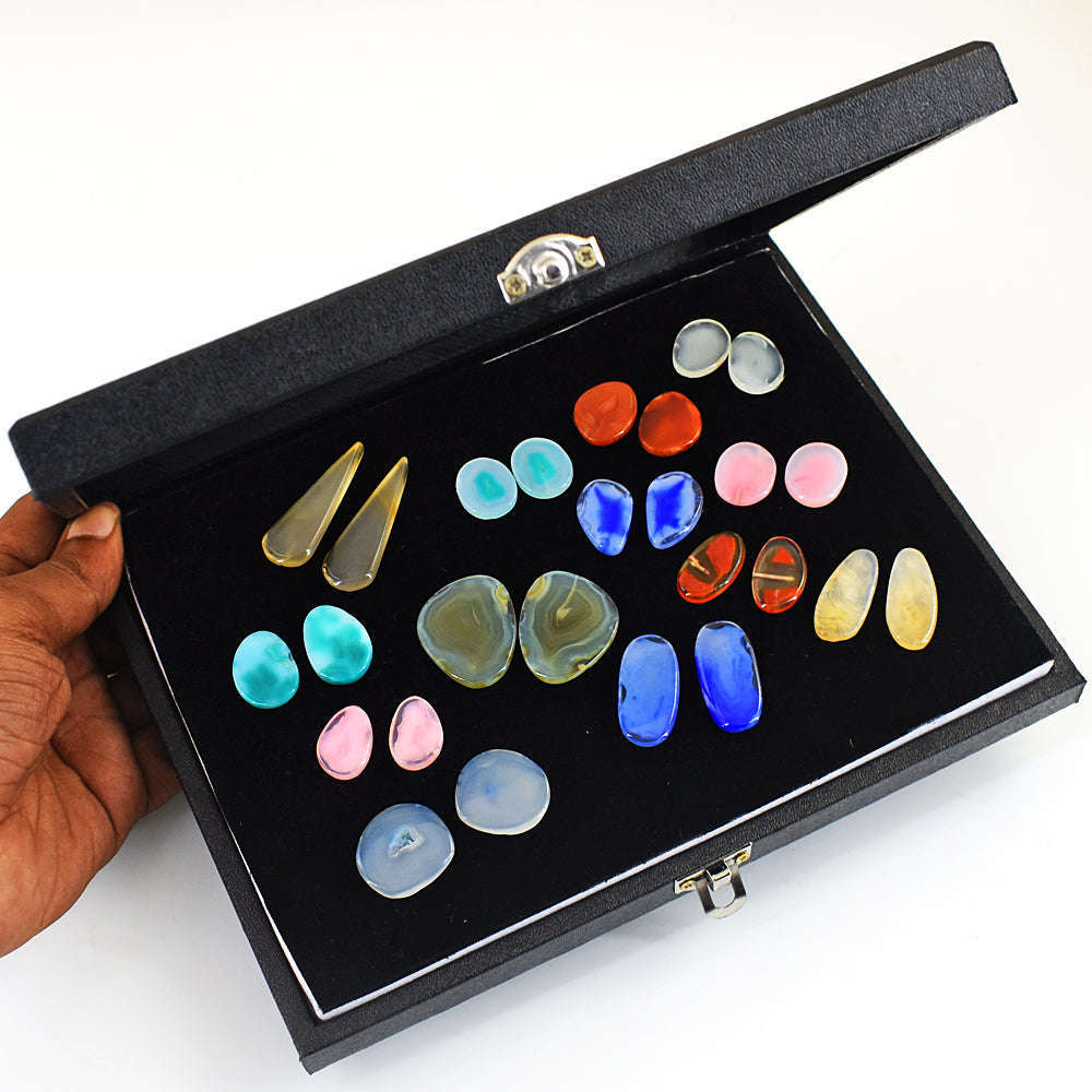 gemsmore:Genuine Onyx Untreated Gemstone Cabochon Lot gemsmore:Genuine Onyx Untreated Gemstone Cabochon Lot