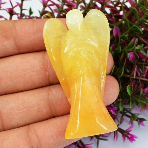 gemsmore:Genuine Orange Aventurine Healing Angel Gemstone gemsmore:Genuine Orange Aventurine Healing Angel Gemstone