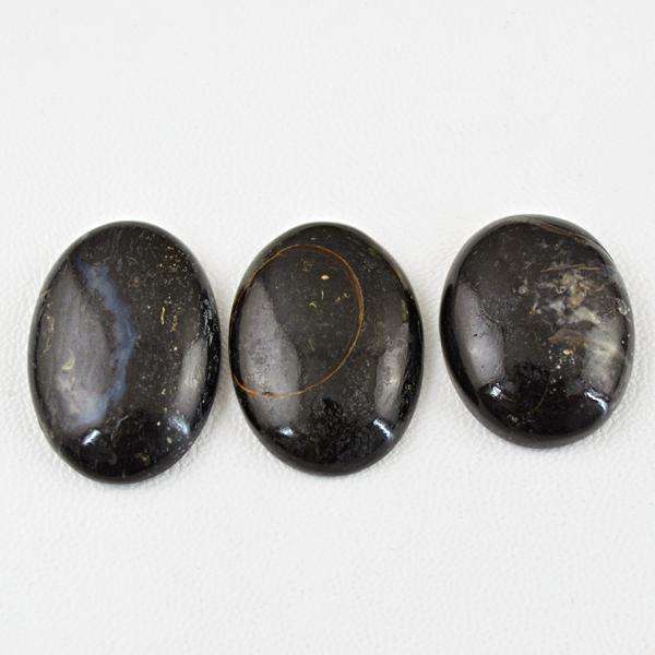 gemsmore:Genuine Oval Shape Galaxy Jasper Untreated Loose Gemstone Lot