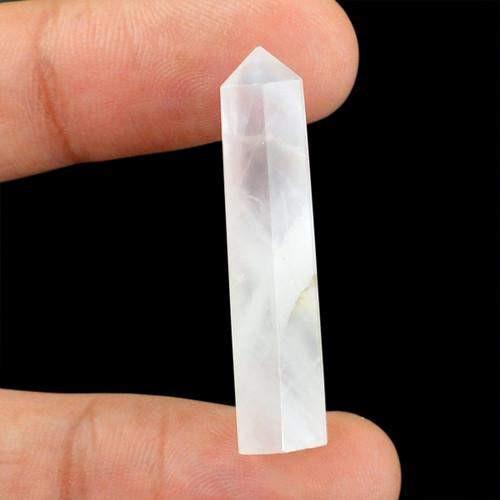 gemsmore:Genuine Pink Rose Quartz Healing Point gemsmore:Genuine Pink Rose Quartz Healing Point