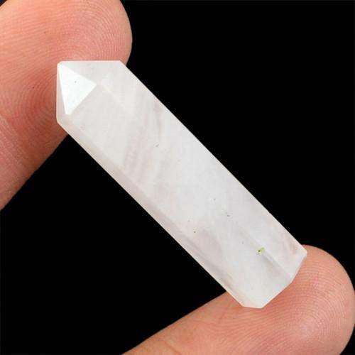 gemsmore:Genuine Pink Rose Quartz Healing Point gemsmore:Genuine Pink Rose Quartz Healing Point