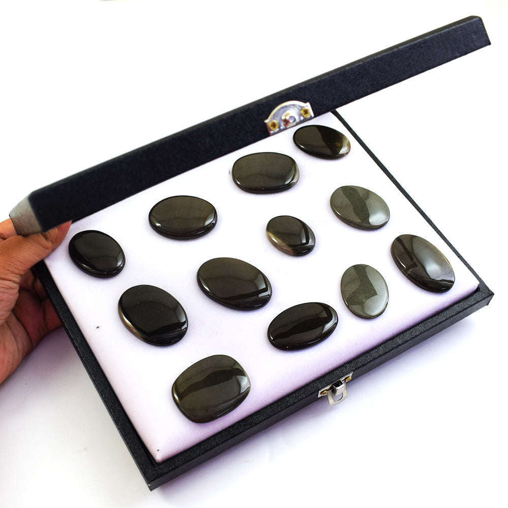 gemsmore:Genuine Polygram Jasper  Untreated Gemstone Cabochon Lot gemsmore:Genuine Polygram Jasper  Untreated Gemstone Cabochon Lot