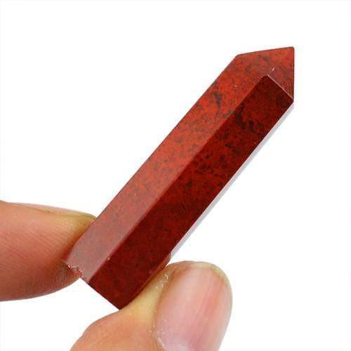 gemsmore:Genuine Red Jasper Untreated Healing Point gemsmore:Genuine Red Jasper Untreated Healing Point