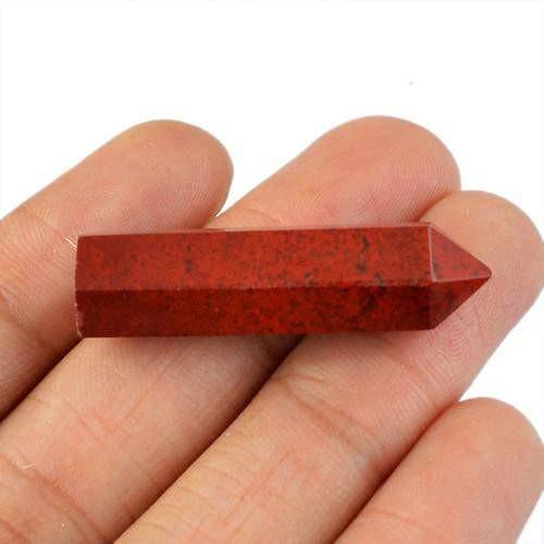 gemsmore:Genuine Red Jasper Untreated Healing Point gemsmore:Genuine Red Jasper Untreated Healing Point