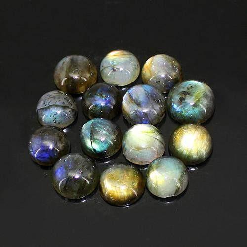 gemsmore:Genuine Round Shaped Labradorite Gemstone gemsmore:Genuine Round Shaped Labradorite Gemstone