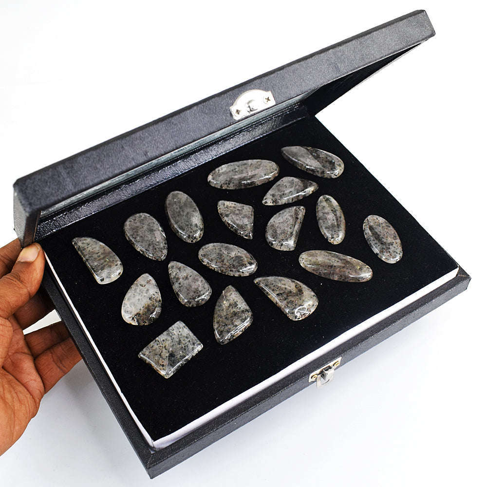 gemsmore:Genuine Rutile Quartz Gemstone  Lot gemsmore:Genuine Rutile Quartz Gemstone  Lot