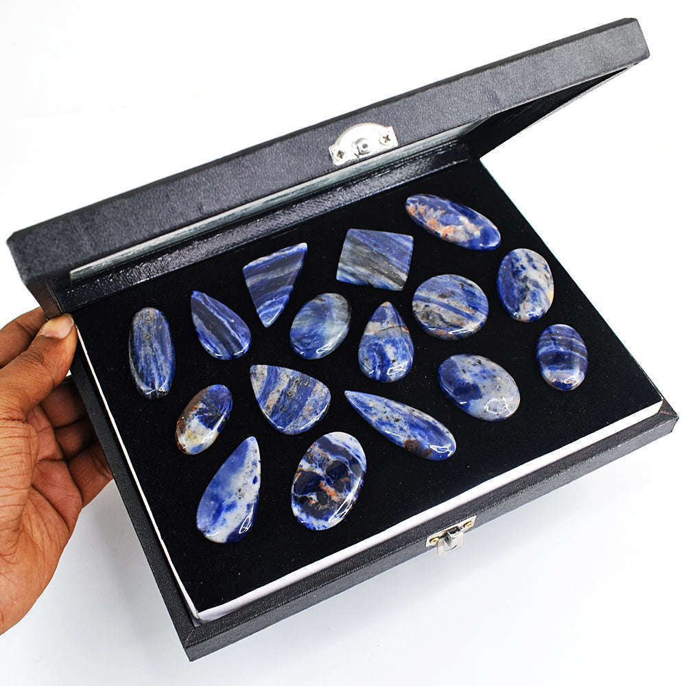 gemsmore:Genuine Sodalite Gemstone  Lot gemsmore:Genuine Sodalite Gemstone  Lot
