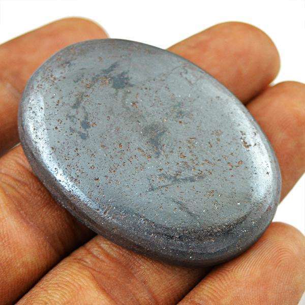 gemsmore:Hematite Loose Gemstone Natural Oval Shape gemsmore:Hematite Loose Gemstone Natural Oval Shape