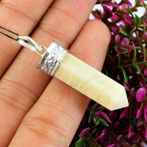gemsmore:Natural Agate Healing Point Pendant gemsmore:Natural Agate Healing Point Pendant